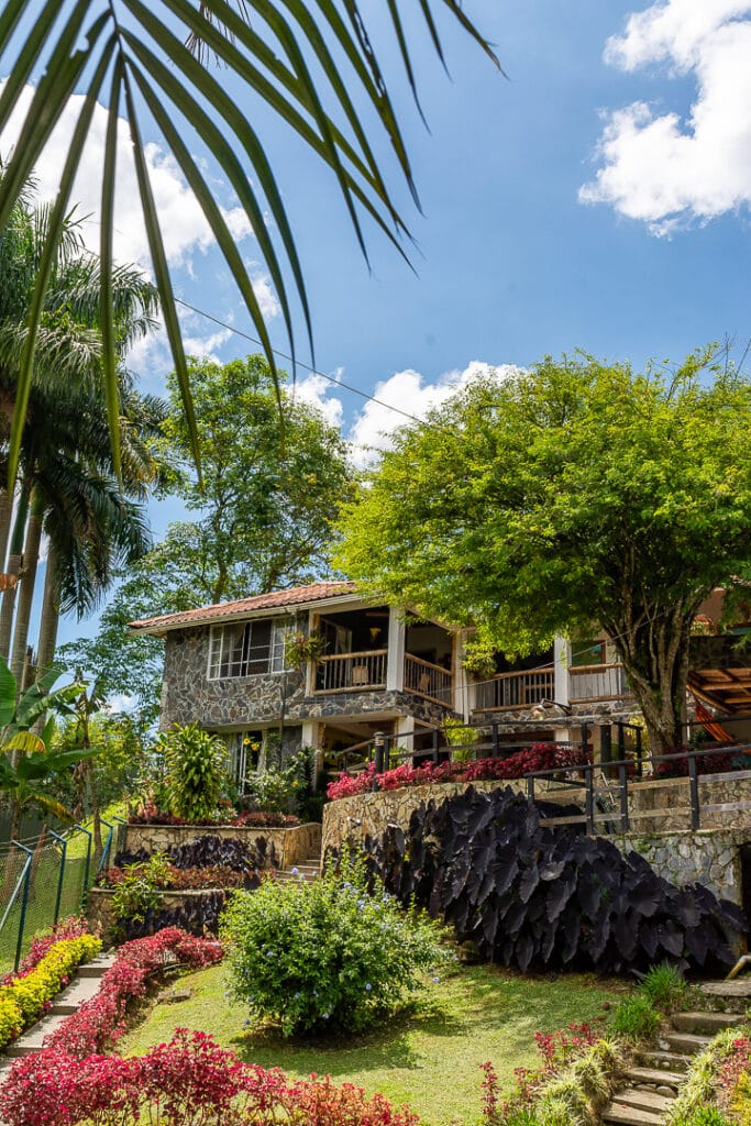 Casa principal Finca Hotel Palma de Iraka en Quindío